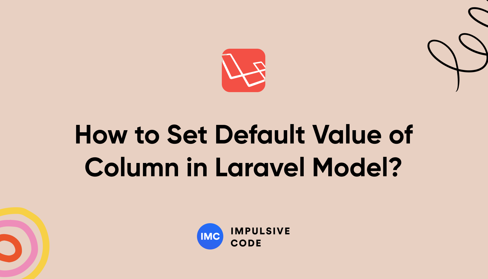 How to Set Default Value of Column in Laravel Model?